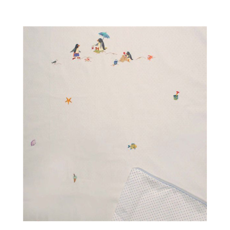 Crib Size Duvet Cover Penguins