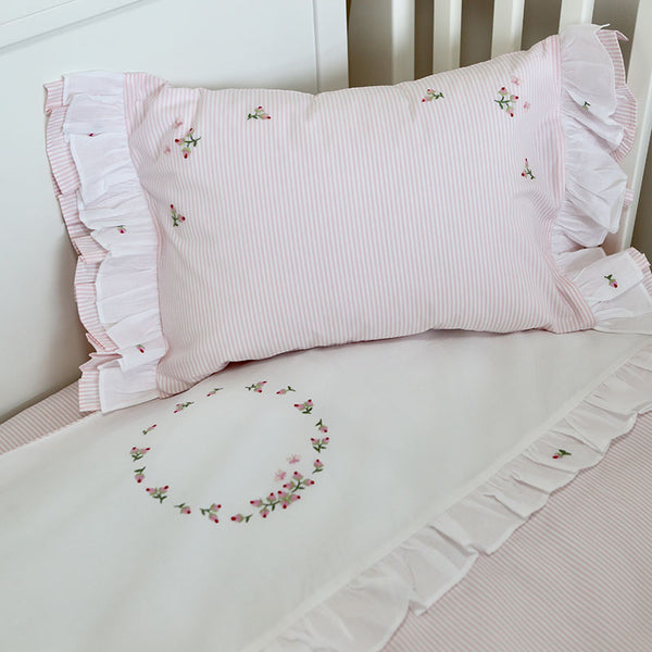 Crib Size Duvet Cover Rosebud