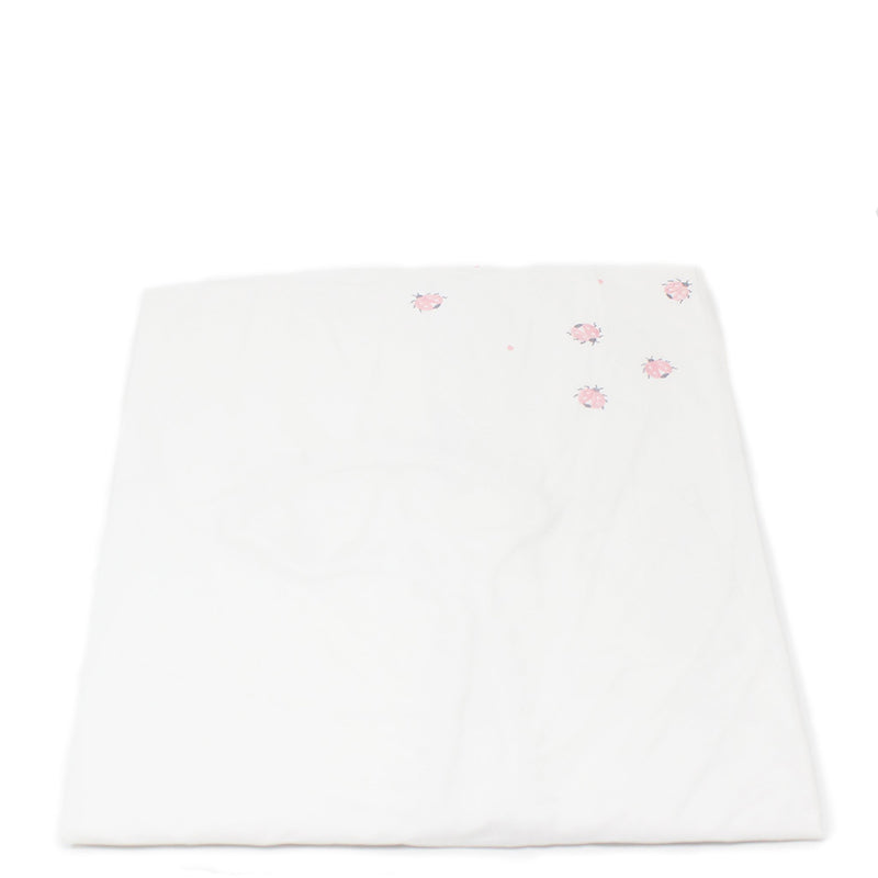 Crib Fitted Sheet Ladybird Pink