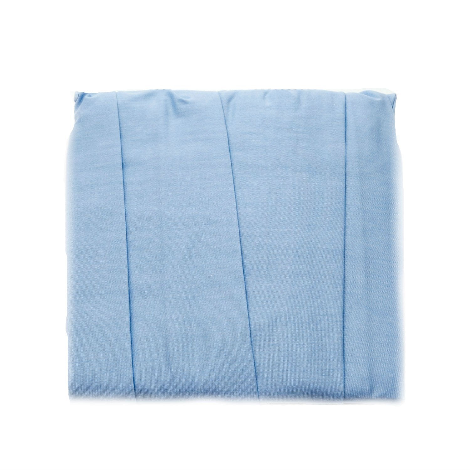 Crib Bed Skirt With Blue Oxford