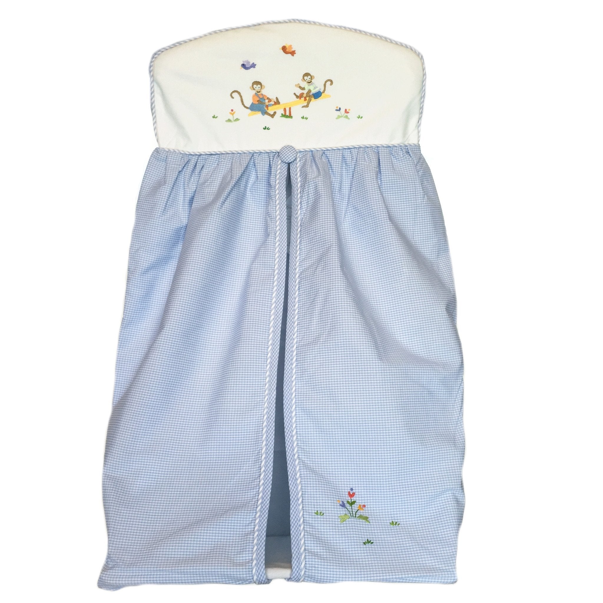 Diaper Stacker Monkey Business Blue