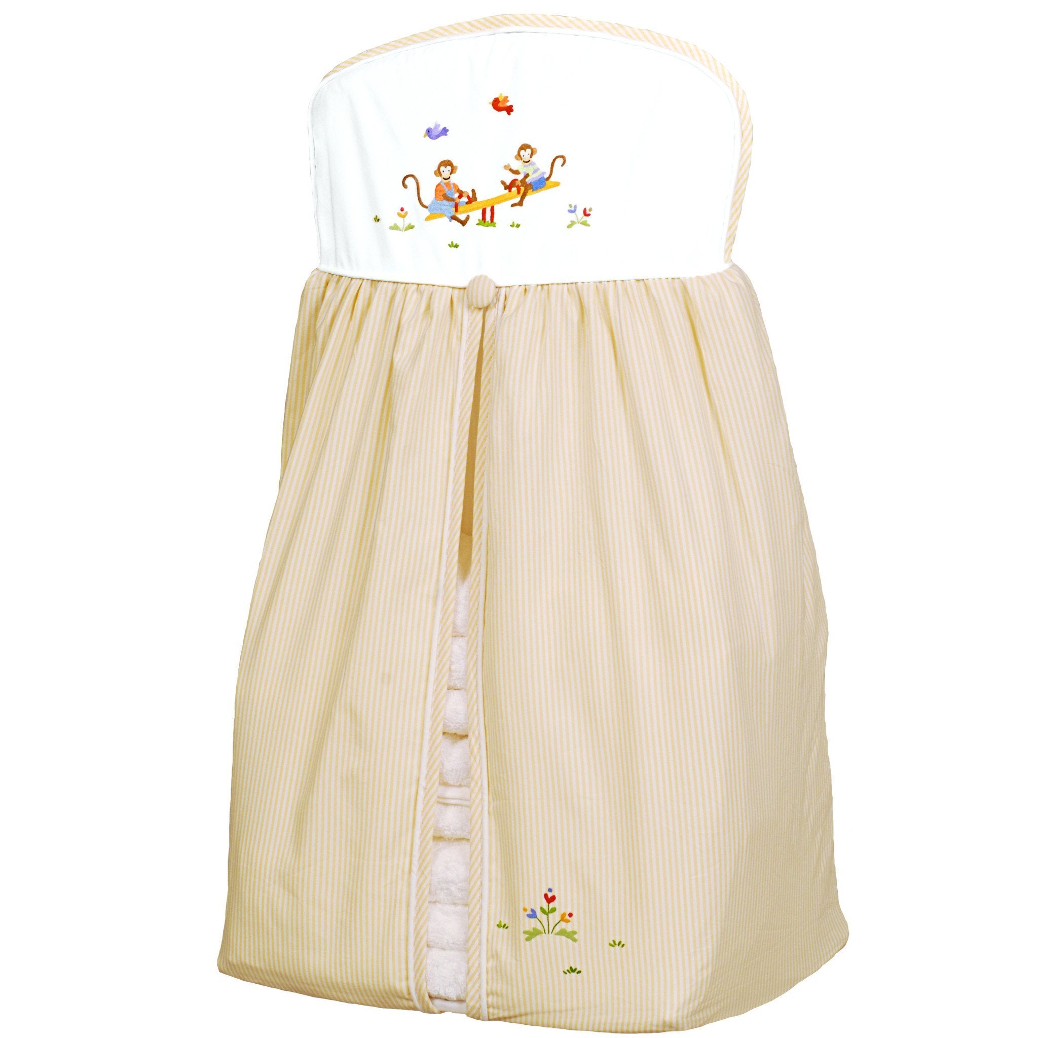 Diaper Stacker Monkey Business Yellow