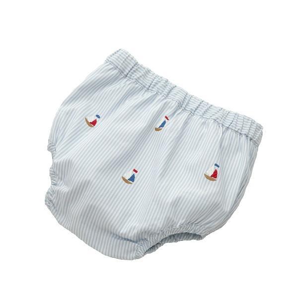 Diaper Cover Embroidered Nautical 12-18 Months