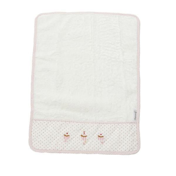 Baby Terry Burp Cloth Bunny Tea Party