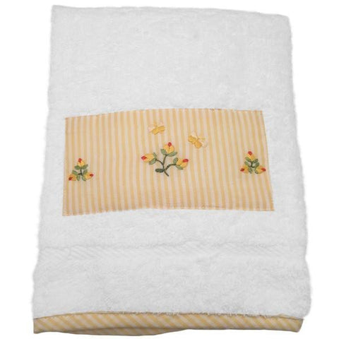 Baby Terry Guest Towel - Baby Rosebud Yellow