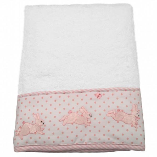 Baby Terry Hand Towel - Bunny Tea Party