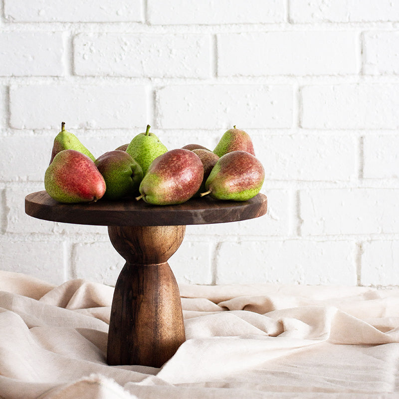 Kiaat Wood Cake Stand