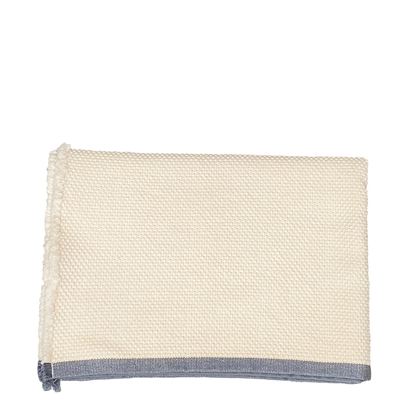 Mungo Rib Weave Bath Mat in Ecru