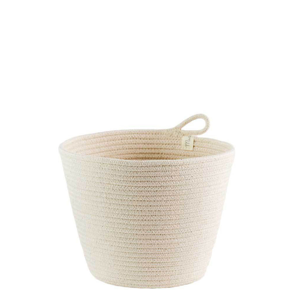 handmade rope planter basket