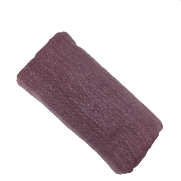 purple cotton and silk scarf