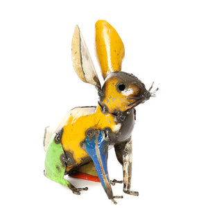 recycled oil drum bunny