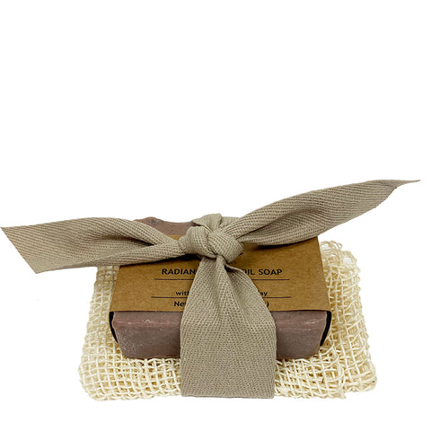 Radiance Olive Oil Soap and Wash Cloth Gift Set