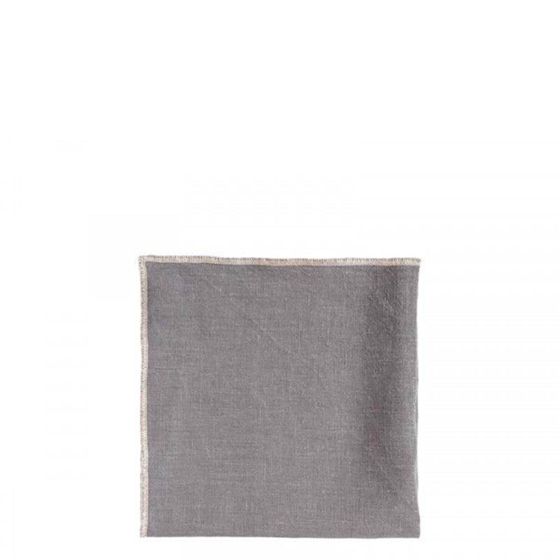 Stonewashed Linen Napkins Granit