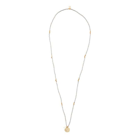 Truly Moonstone Lotus Gold Necklace