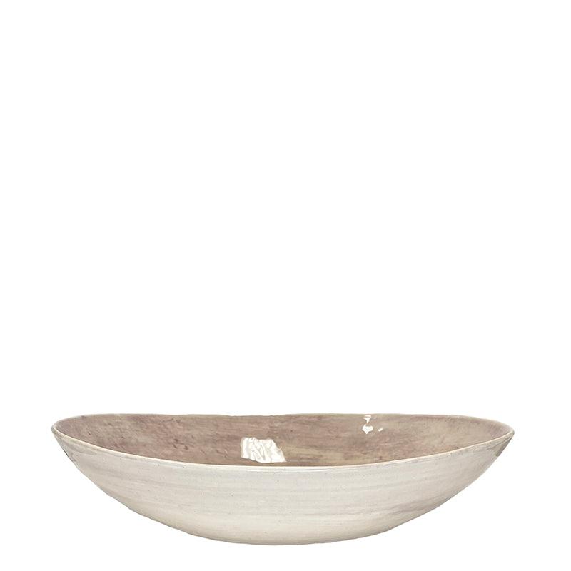 Wonki Ware Etosha Oval Bowl Aubergine